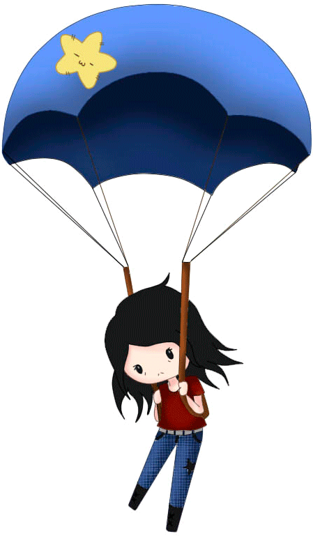 Parachute Clipart Animated Gif - Parachute Gif Animé (643x822)