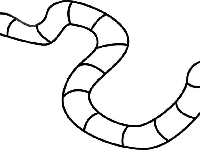 Wiggle Worm Cliparts - Worm Clipart Black And White (640x480)