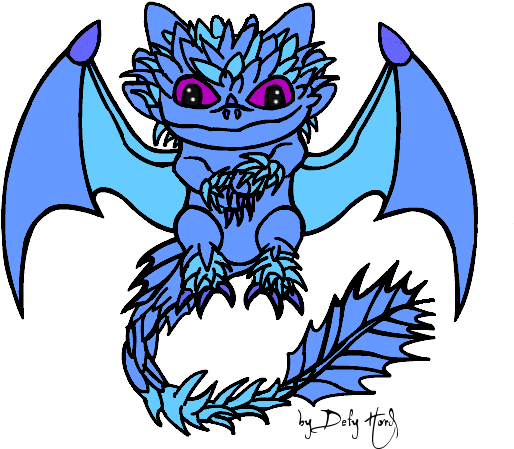 Dragon Legendary Creature Fish Clip Art - Cartoon (871x512)