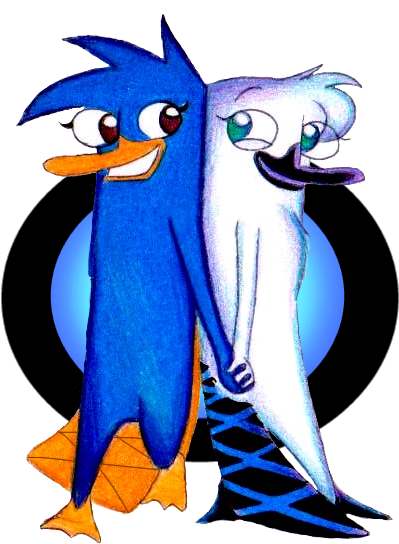 Penguin Beak Legendary Creature Clip Art - Cartoon (608x944)