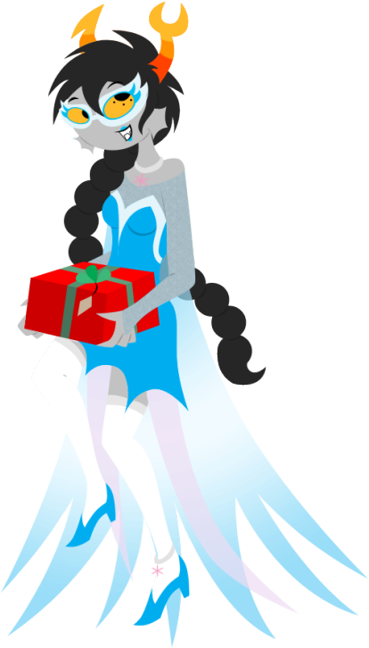 Happy Holidays From The Empress Serket Gang Here's - Cartoon (450x750)