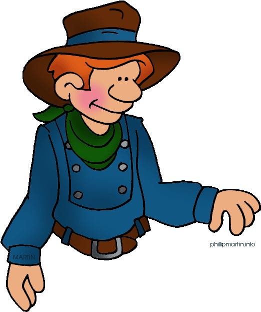 Cartoon Farmer Download - Ranchers Clipart (561x648)