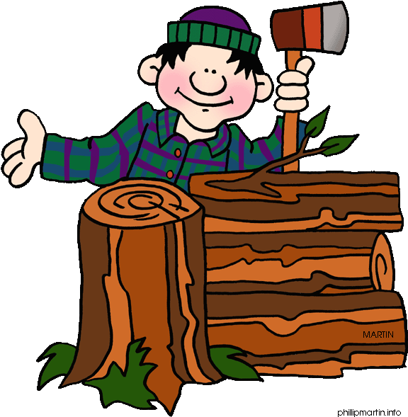 English Corner - Lumberjack Clipart (648x636)