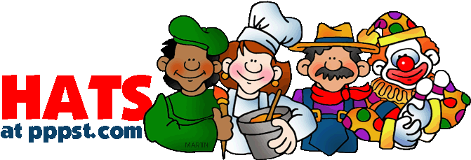 Free Occupations Clip Art By Phillip Martin, Varied - Community Helpers Clipart (709x242)