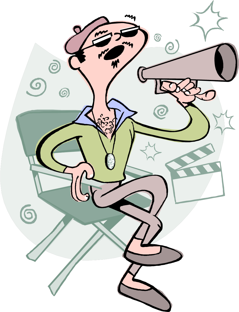 Occupations - Film Director Clipart Png (977x1271)