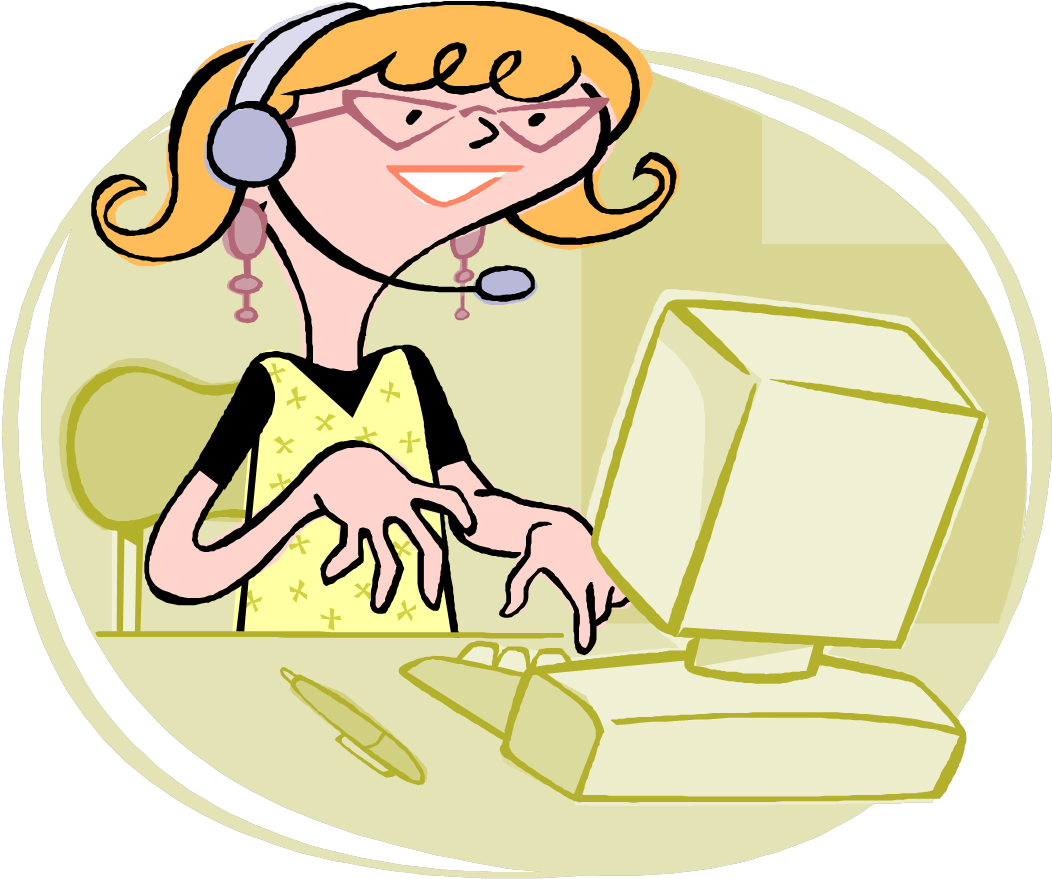 Occupations - Operator Clipart (1080x906)