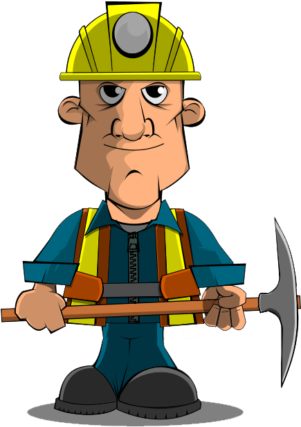 Coal Miner - Miner Clipart (480x640)