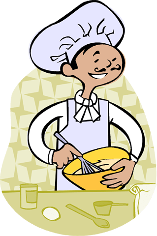 Making A Cake Royalty Free Vector Clip Art Illustration - Baking A Cake Cartoon (319x480)