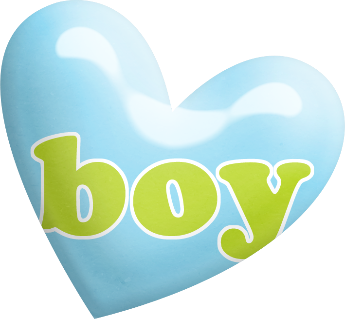 Babyshower Varón Conjunto Ilustraciones - Heart (709x654)