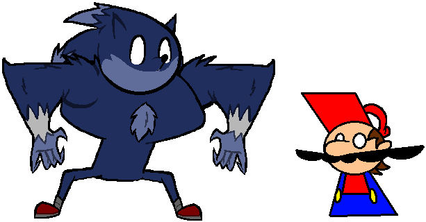 Werehug Sonic And Mario Mspa Style By Hrystina - Mario & Sonic At The Olympic Games (849x360)