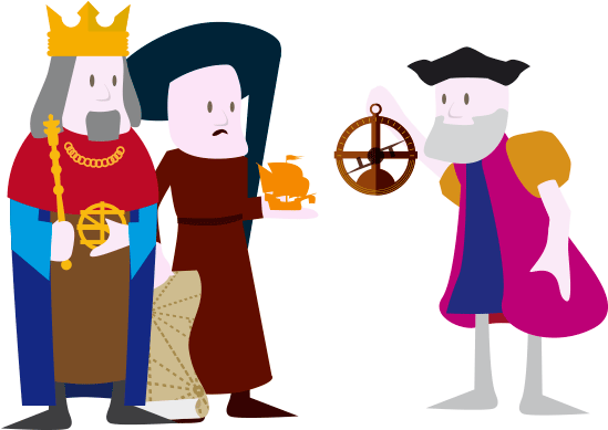 Vasco Da Gama Por Mares Nunca Antes Navegados - Cartoon (678x636)