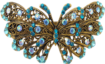 Anthony David Crystal Hair Clip - Brooch (400x350)