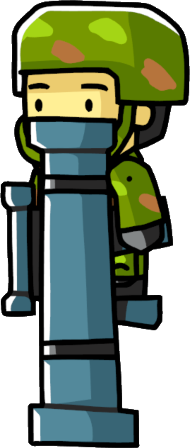 Rocket Infantry - All Scribblenauts Military People (269x632)