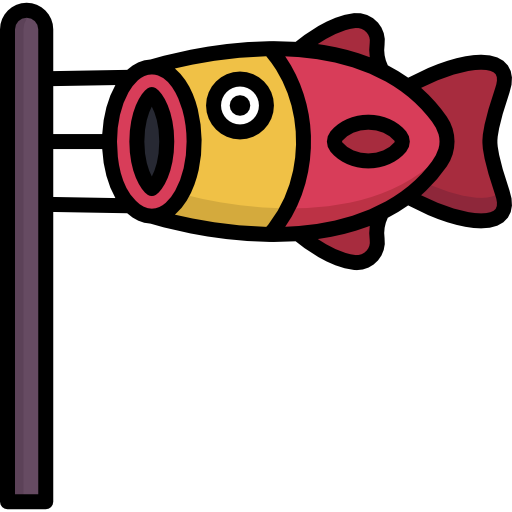 Koinobori Free Icon - Anime (512x512)