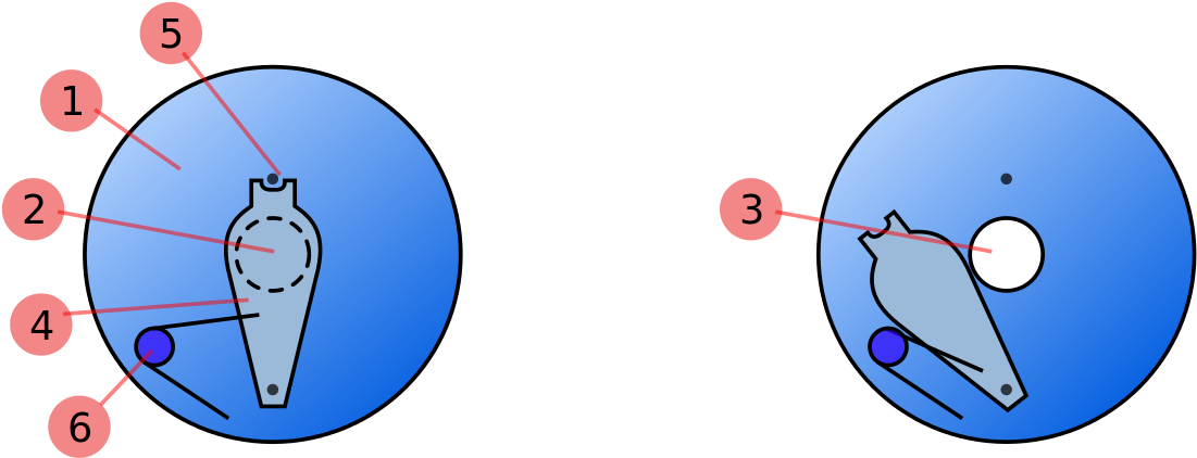 File - Leaf Shutter - Svg - Simple Leaf Shutter (1280x480)
