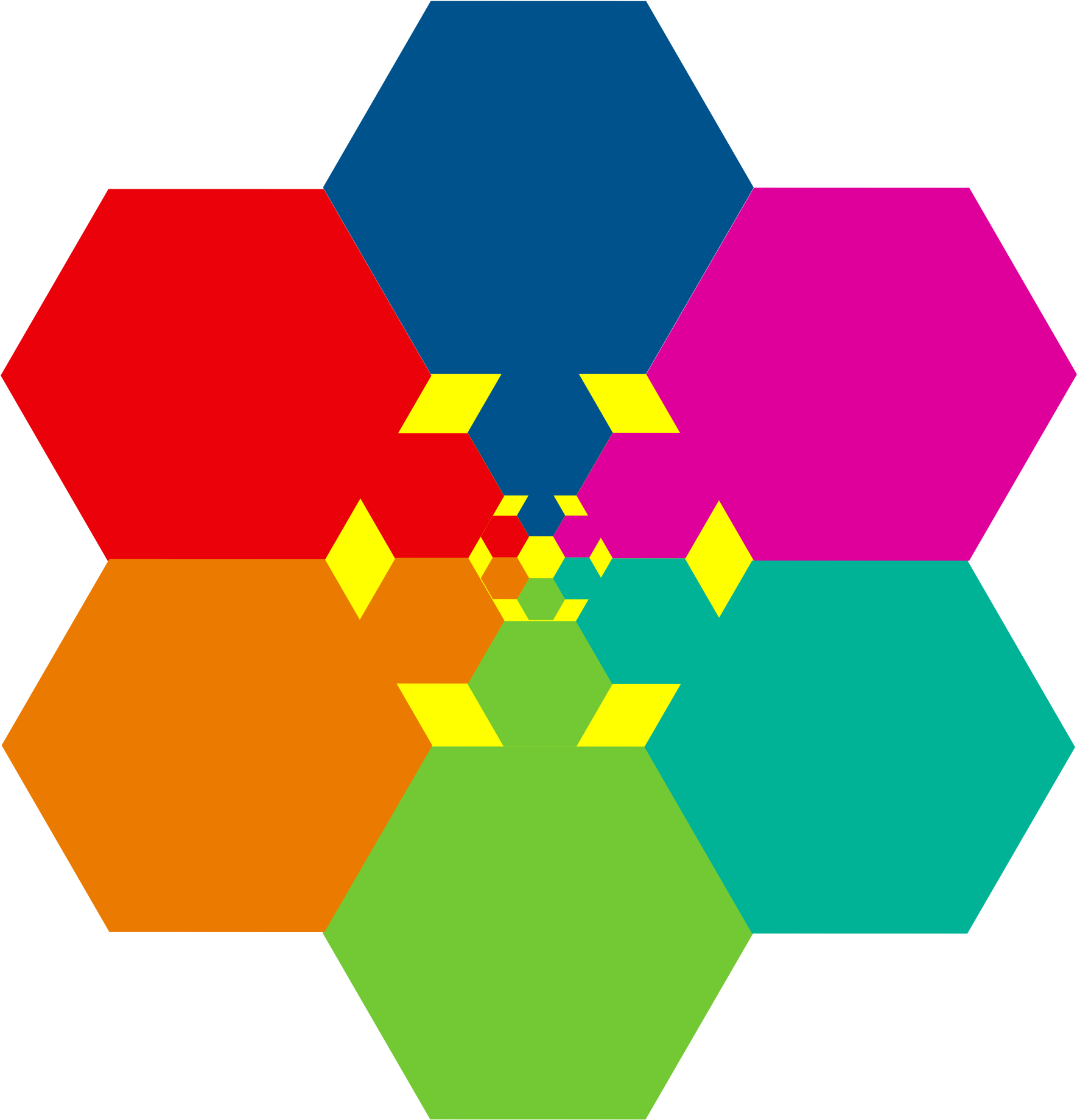 Hexagonal Ai Flower 2 1969px 100 - Emblem (1969x2785)