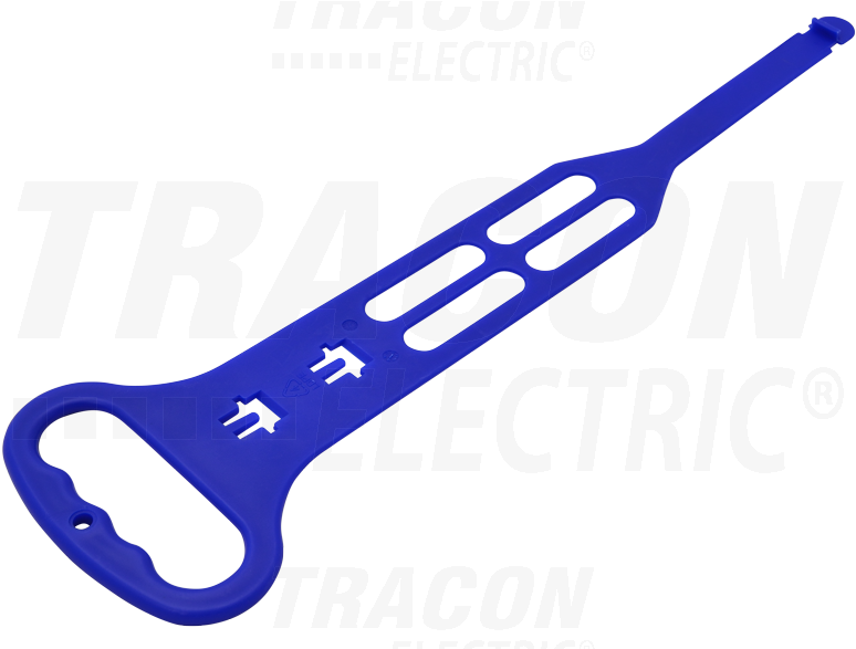 Cable Organizer, Blue, Pe, Complementing Products Plugs - Low-density Polyethylene (800x586)