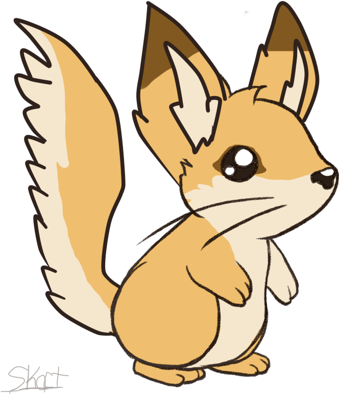 Fennec Fur By Skact - Transformice (700x809)