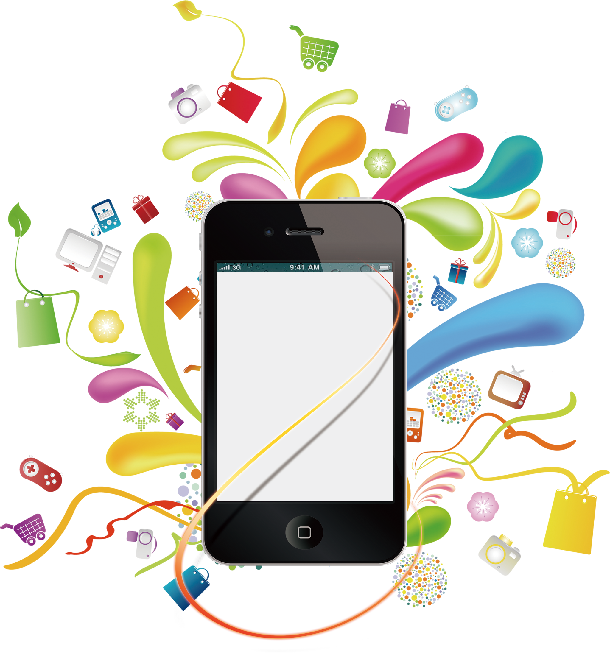 Clip Art - Mobile Bank - Clip Art (2268x2663)
