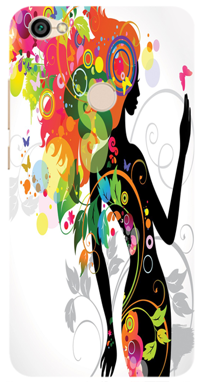 Xiaomi Redmi Y1 Colorful Floral Girl Designer Printed - Samsung Galaxy (700x760)