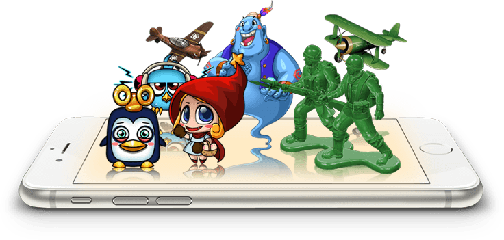 Panda Games Mobile Phone Game Characters - Cartoon (736x351)
