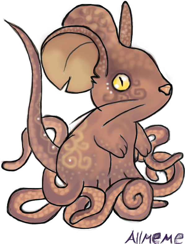 Octopus Fur By Angelic-painter - Cartoon (700x809)