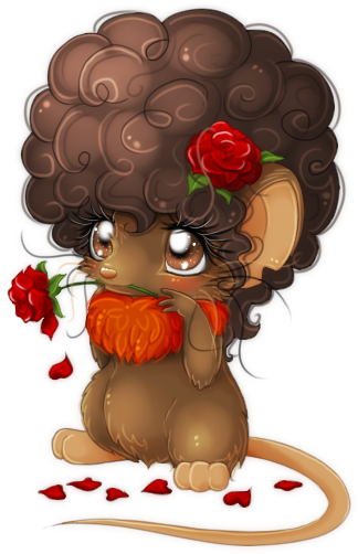 Roses By Krikdushi On Deviantart - Transformice Kawaii (375x514)