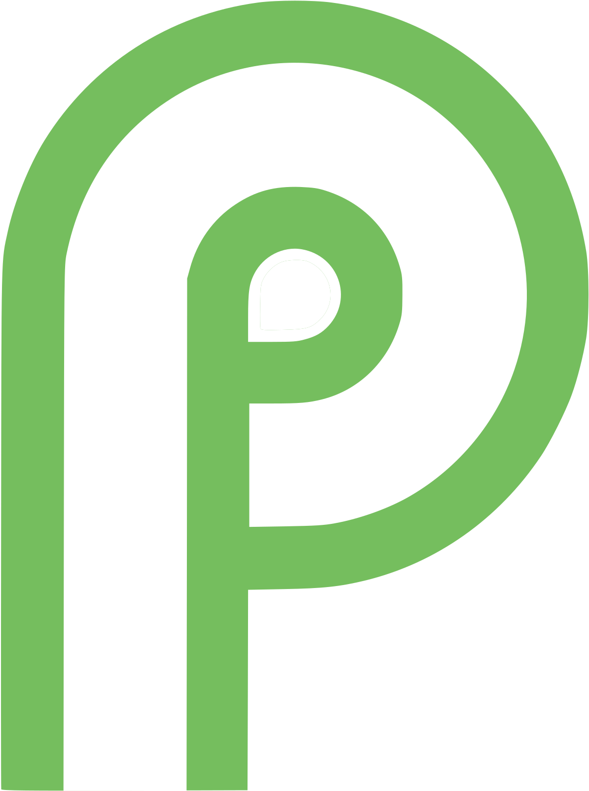 P L Sheet Example - Android P Logo (1200x1600)