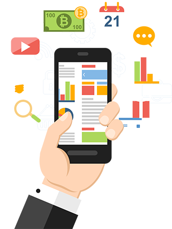 Exceptional User Experience - Marketing App Illustration (545x464)