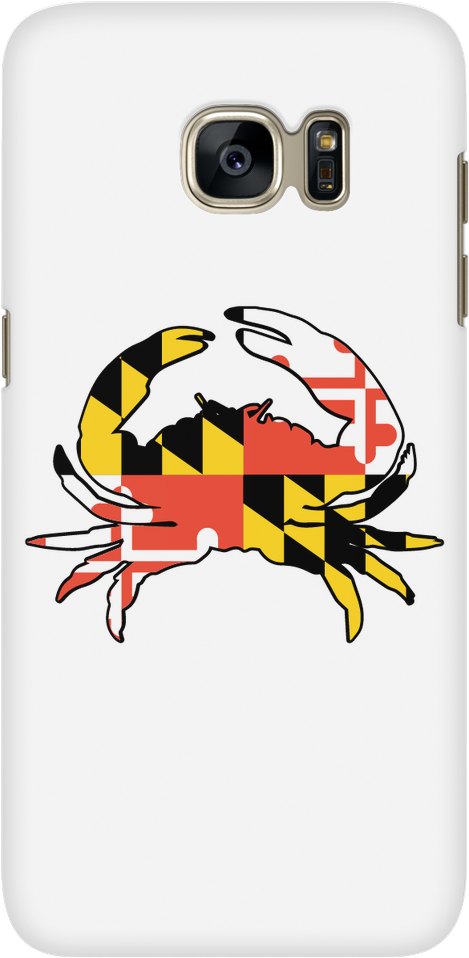 Mrayland Flag Crab Phone Case - Flag Of Maryland (1024x1024)