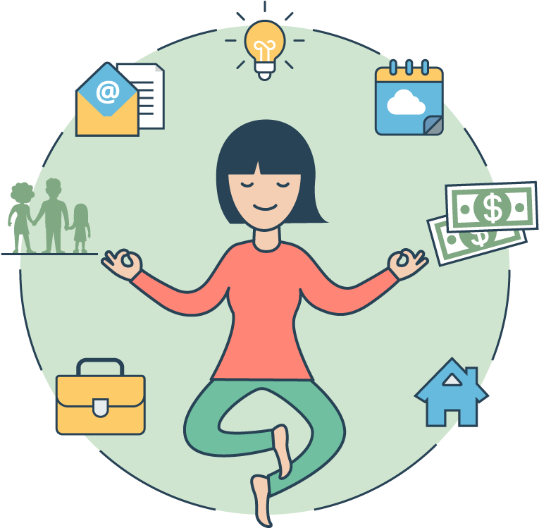 Money Clipart Budget - Girl Icon Stress Png (842x842)