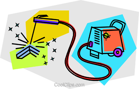 Arc Welder With Generator Royalty Free Vector Clip - Arc Welder With Generator Royalty Free Vector Clip (480x306)
