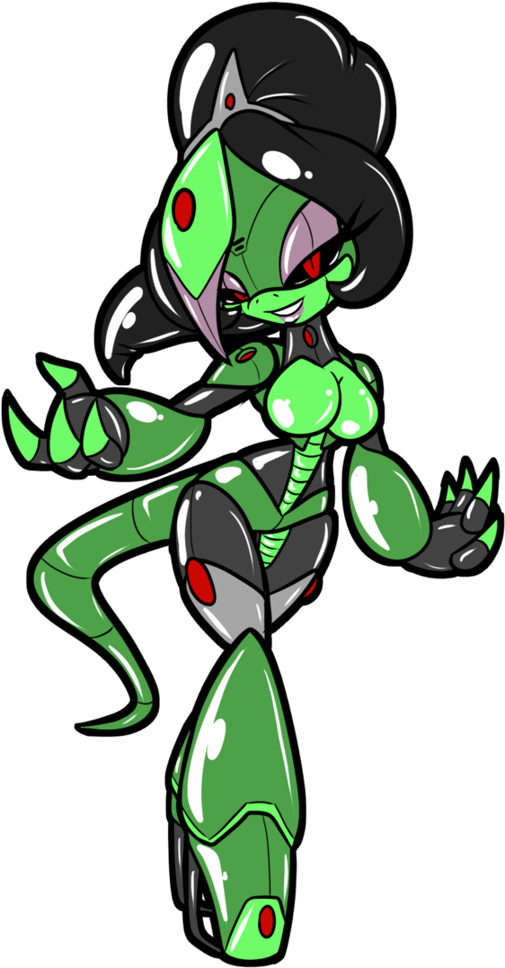 Femcroc Alternate Look By Chaoscroc - Fem Croc (692x1154)