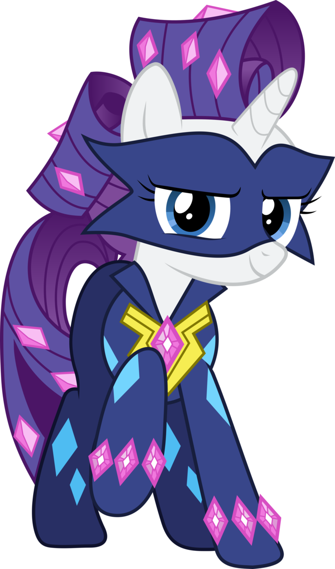 Thanks - Mlp Power Ponies Rarity (686x1164)