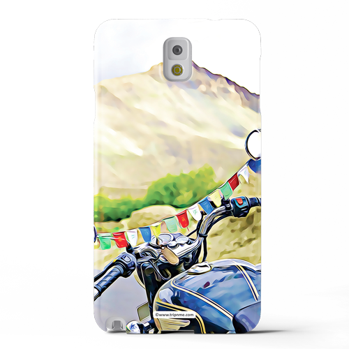 Mobile Case For Samsung Galaxy Note 3 Bike Flags - Ford Thunderbird (500x500)