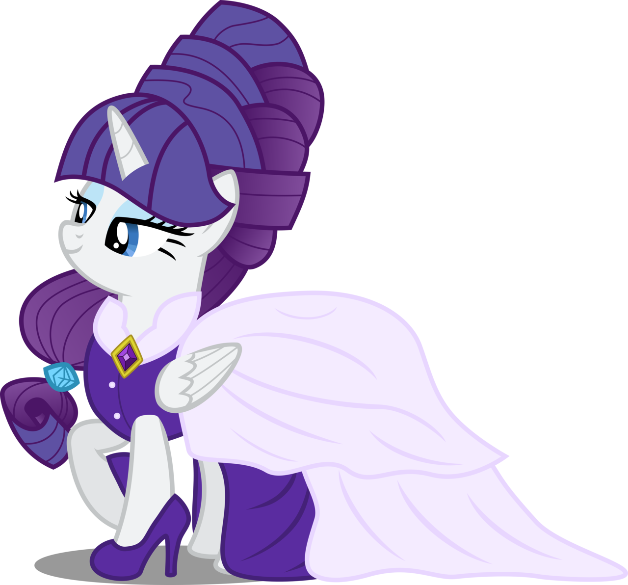 Princess Rarity By Atomicmillennial Princess Rarity - Rarity Princesa (1280x1192)