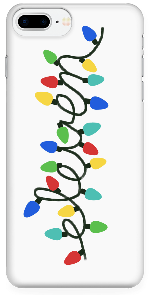Eleven Christmas Lights Phone Case Inspired By Stranger - Zazzle Telefon-kasten Des Lit-elf Iphone 7 Hülle (1024x1024)