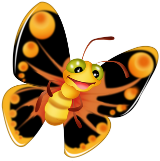 Картинки Разные - Cartoon Butterflies (480x480)