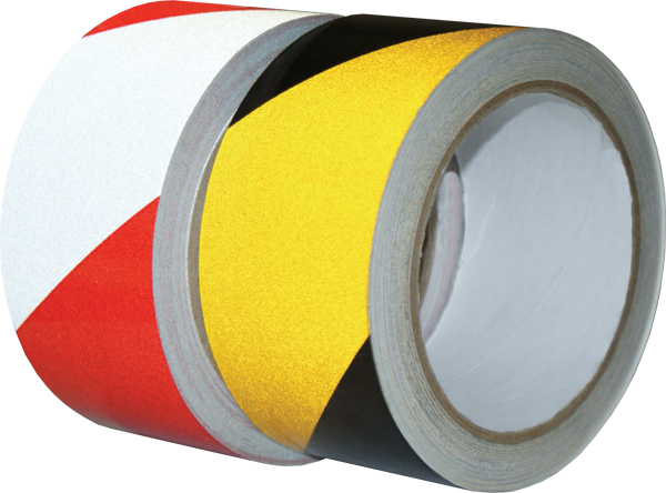 837 Striped Reflective Tape - Barricade Tape (600x444)