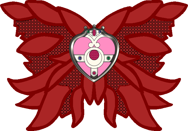 Dark Moon Butterfly Bow By Iggwilv - Chibiusa (636x445)