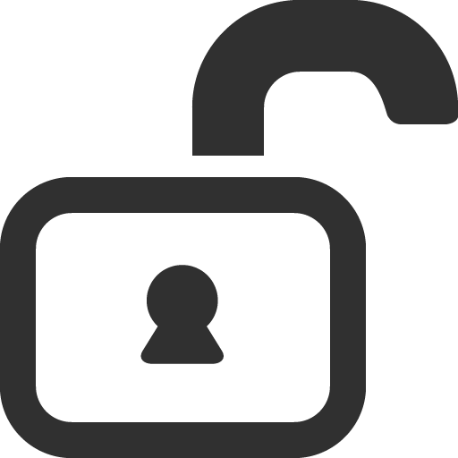 Open Lock Clip Art At Clker - Unlock Icon Png (512x512)