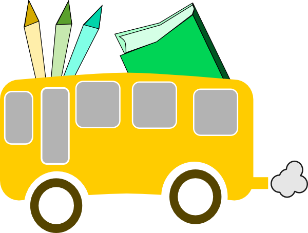 Back To Scool Yellow - August Clip Art Free (600x454)