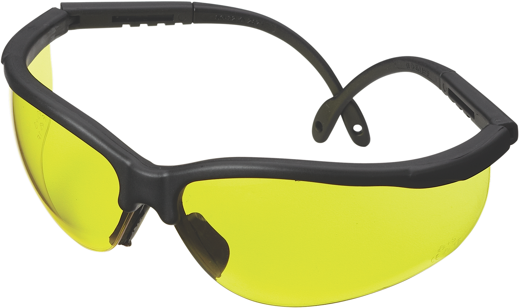 Champion Targets 40610 Standard Shooting/sporting Glasses - Champion Shooting Glasses With Black Adjustable Frame/yellow (1800x1023)