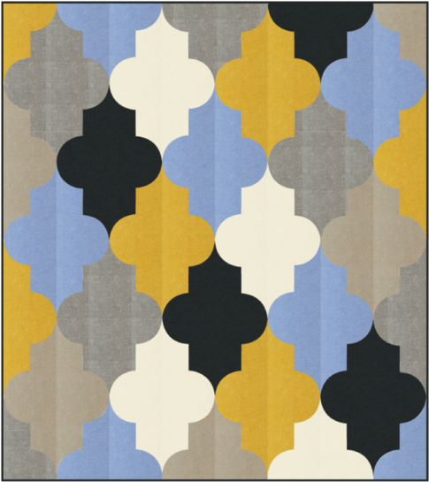 Modern Morocco Quilt - Poster (600x600)