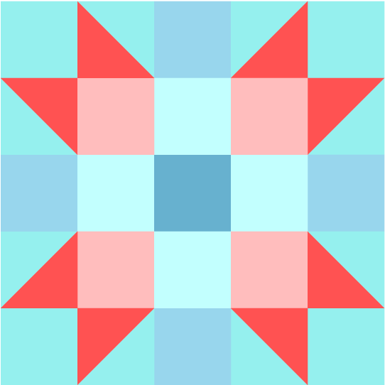 Sister's Choice Quilt Block - Quilt (600x600)