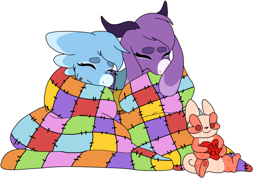 Patchwork Quilt By Leafywolf - Cartoon (1032x774)