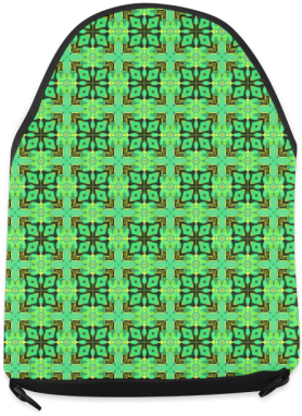 Green Gold Moroccan Lattice Diamonds Quilt Crossbody - Garment Bag (500x500)