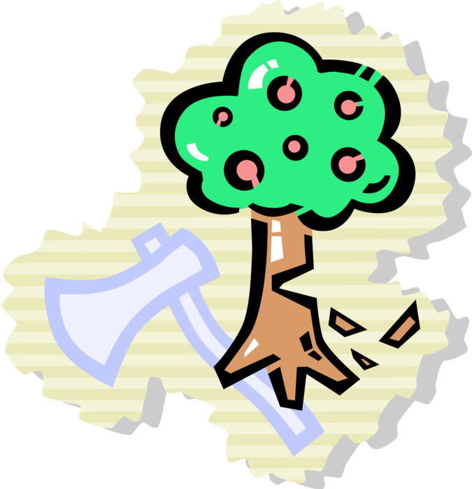 Vector Illustration Of Forestry And Logging Industry - Vector Illustration Of Forestry And Logging Industry (675x700)