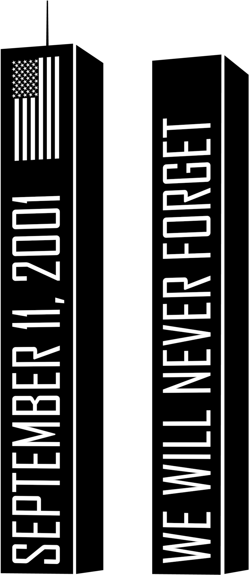 911 Memorial Logo By Xoza On Deviantart - 9 11 Memorial Logo Png (900x1894)