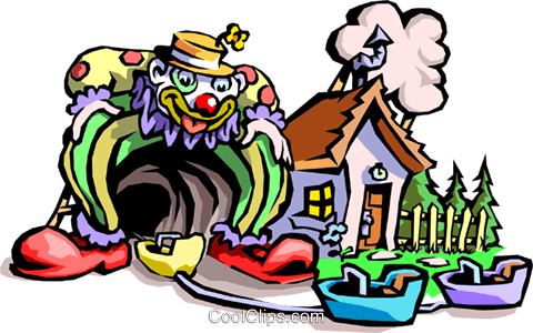 Theme Park Royalty Free Vector Clip Art Illustration - Amusement Park Clip Art (480x300)